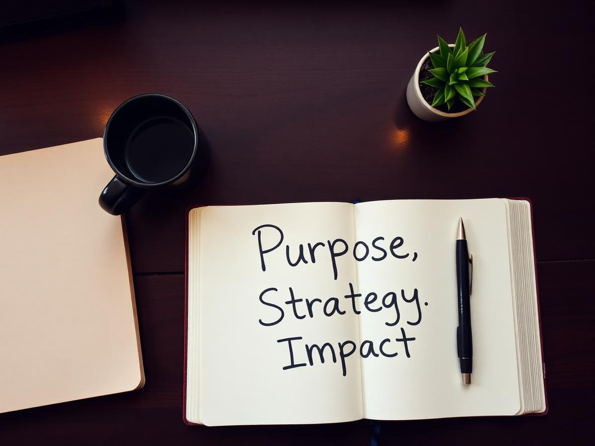 Journal with Purpose, Strategy, Impact